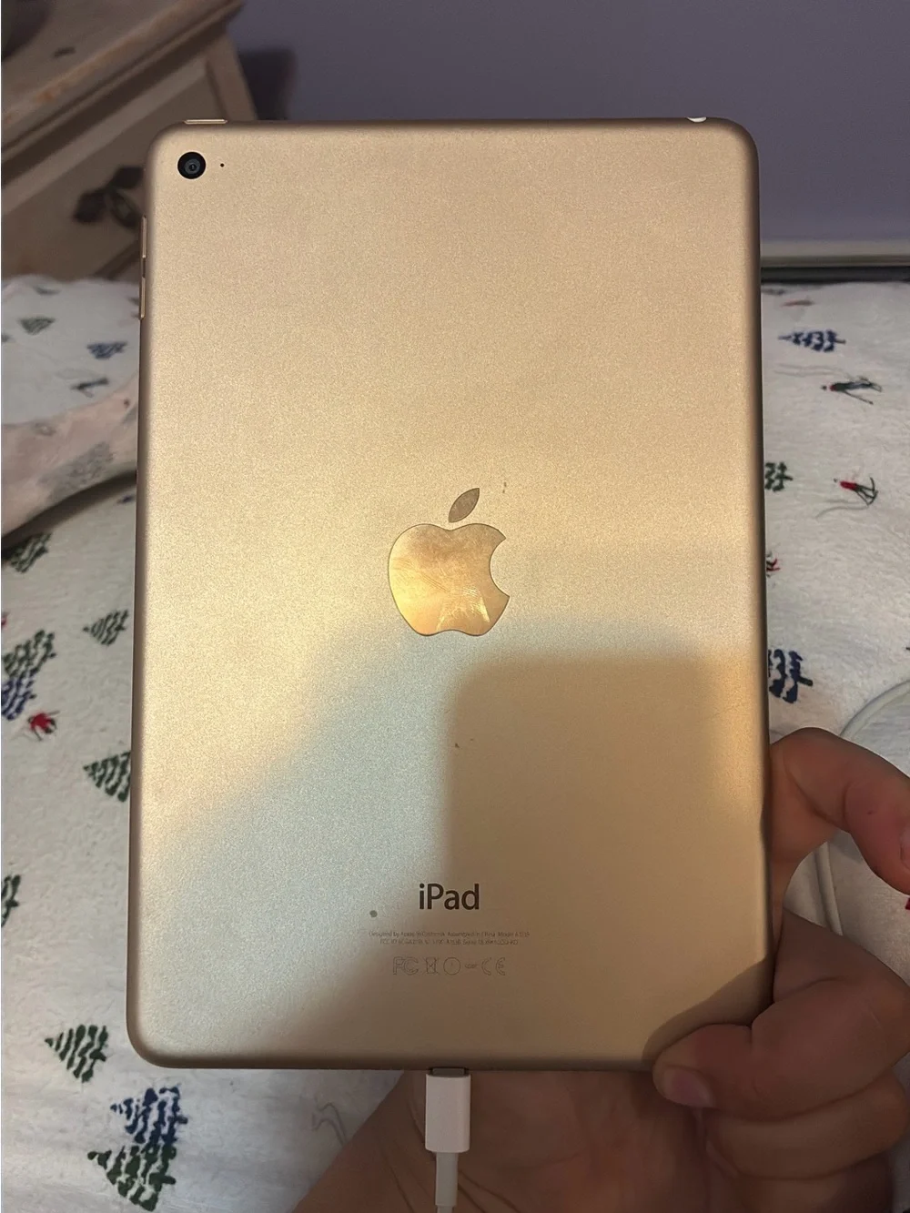 Apple iPad 5th  Generation  Gold Back with Apple Logo 32GB